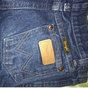 Boys Dark Wash Wrangler Jeans